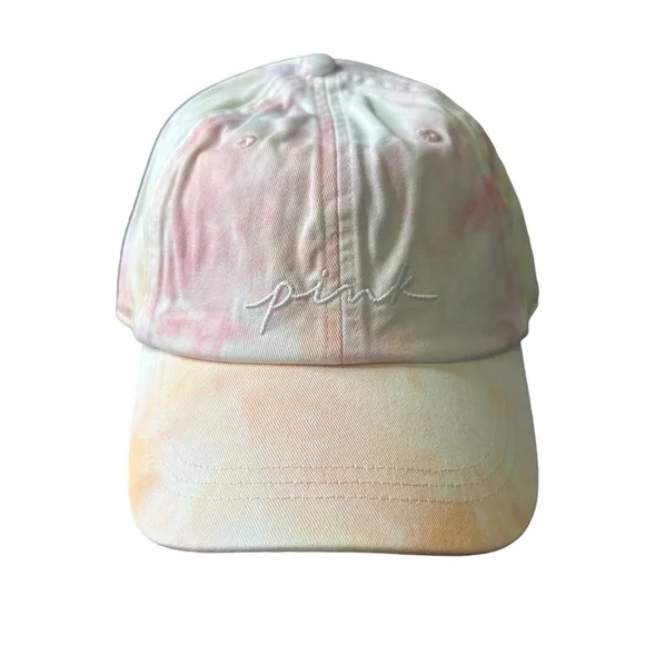 PINK VS Tie Dye Cap/ Hat New With Tag RARE Victoria main image 3